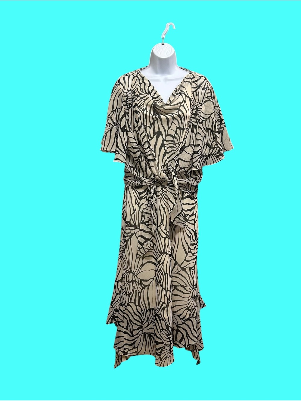 Vintage Romans Midi Dress & Jacket Set Size 18 Plus Size
